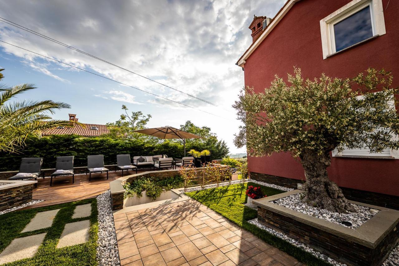 Villa Sunset Pool & Spa Apartments Zgornje Skofije Exteriér fotografie