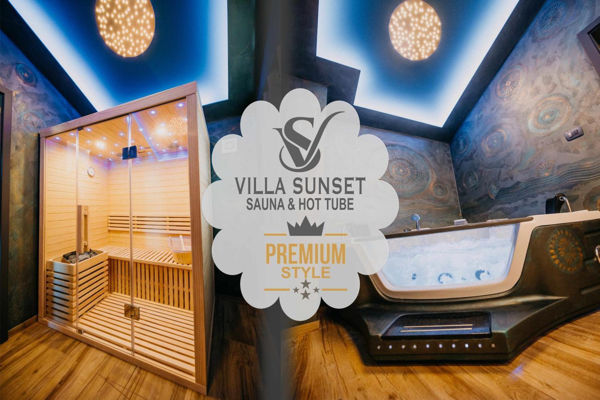 Villa Sunset Pool & Spa Apartments Zgornje Skofije Exteriér fotografie
